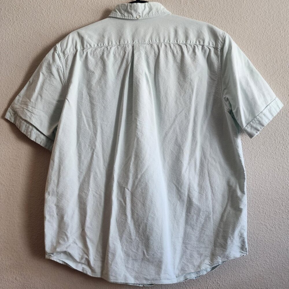 rag & bone Light Blue Short Sleeve Button-Down Shirt - Picture 9 of 12